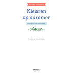 Deltas kleuren op nummer v. volwassenen natuur