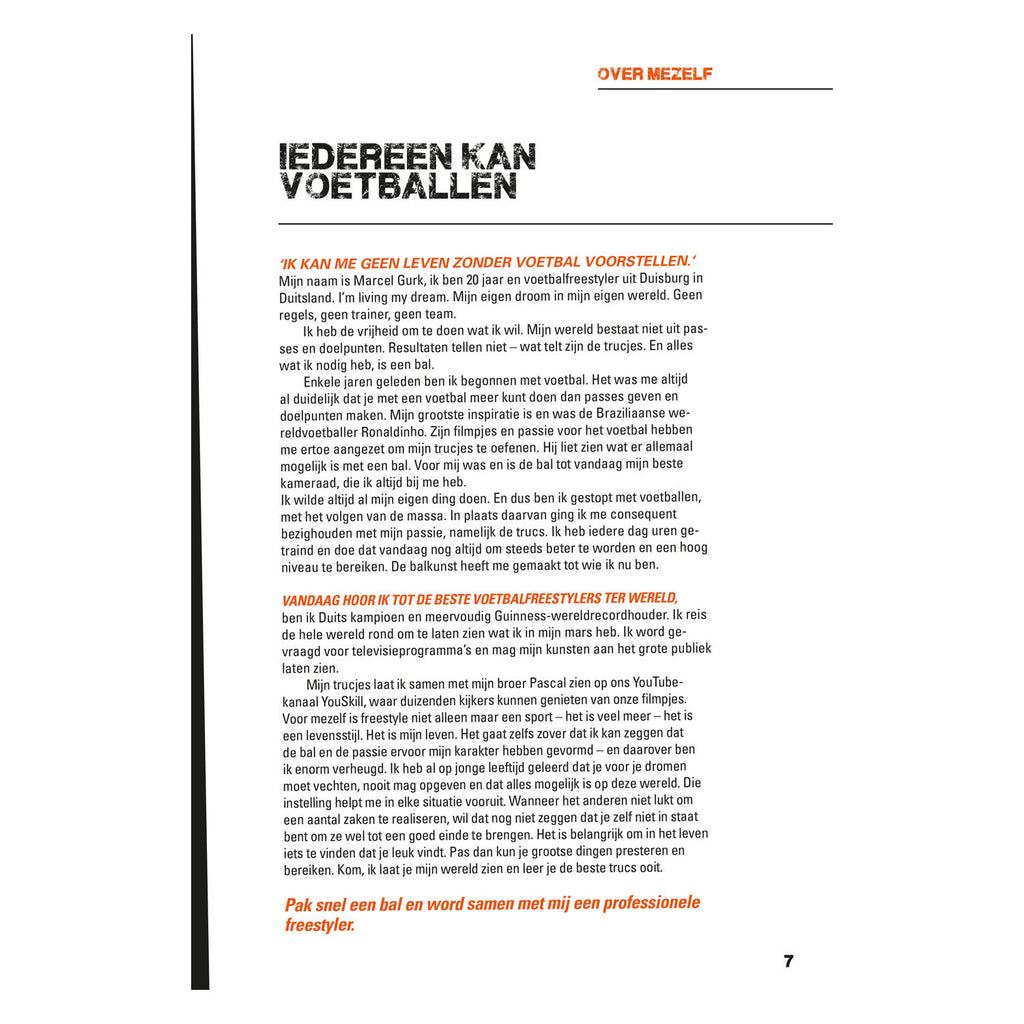 Deltas freestyle voetbaltrucs hobbyboek