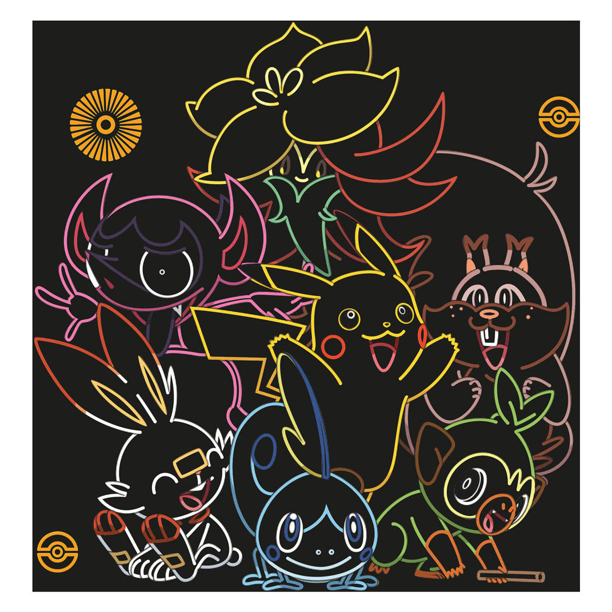 Pokemon pokémon 8 kraskaarten en kraspen