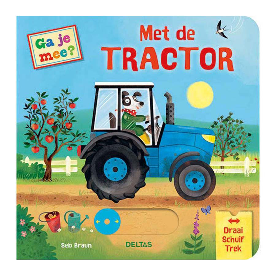 Deltas - Deltas Ga je mee? met de tractor kartonboek