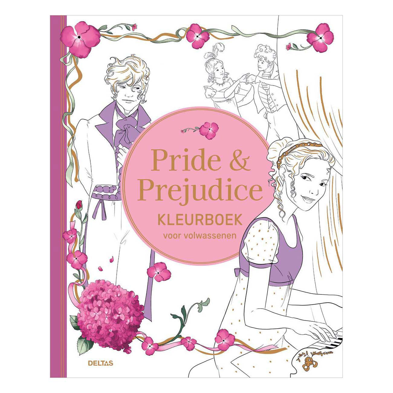 Deltas - Deltas Pride & prejudice kleurboek voor volwassenen