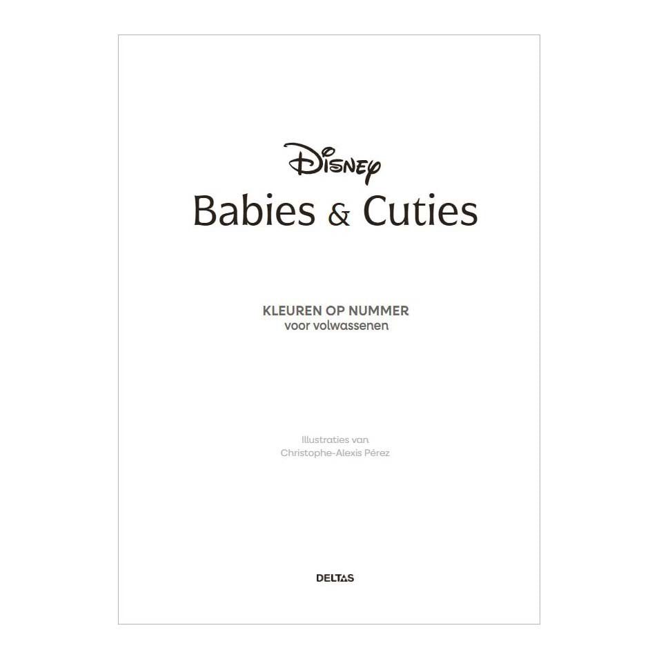 Deltas babies cuties - kleuren op nummer