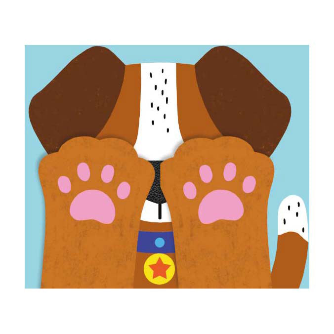 Deltas - Deltas Kiekeboe lieve puppy - kartonboekje met flapjes