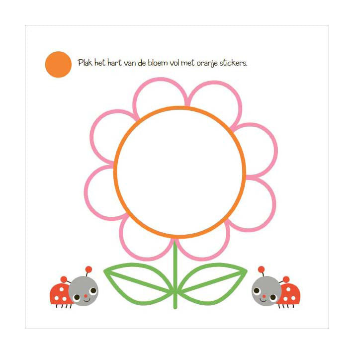 Deltas stickerpret voor peuters 2-3 jaar