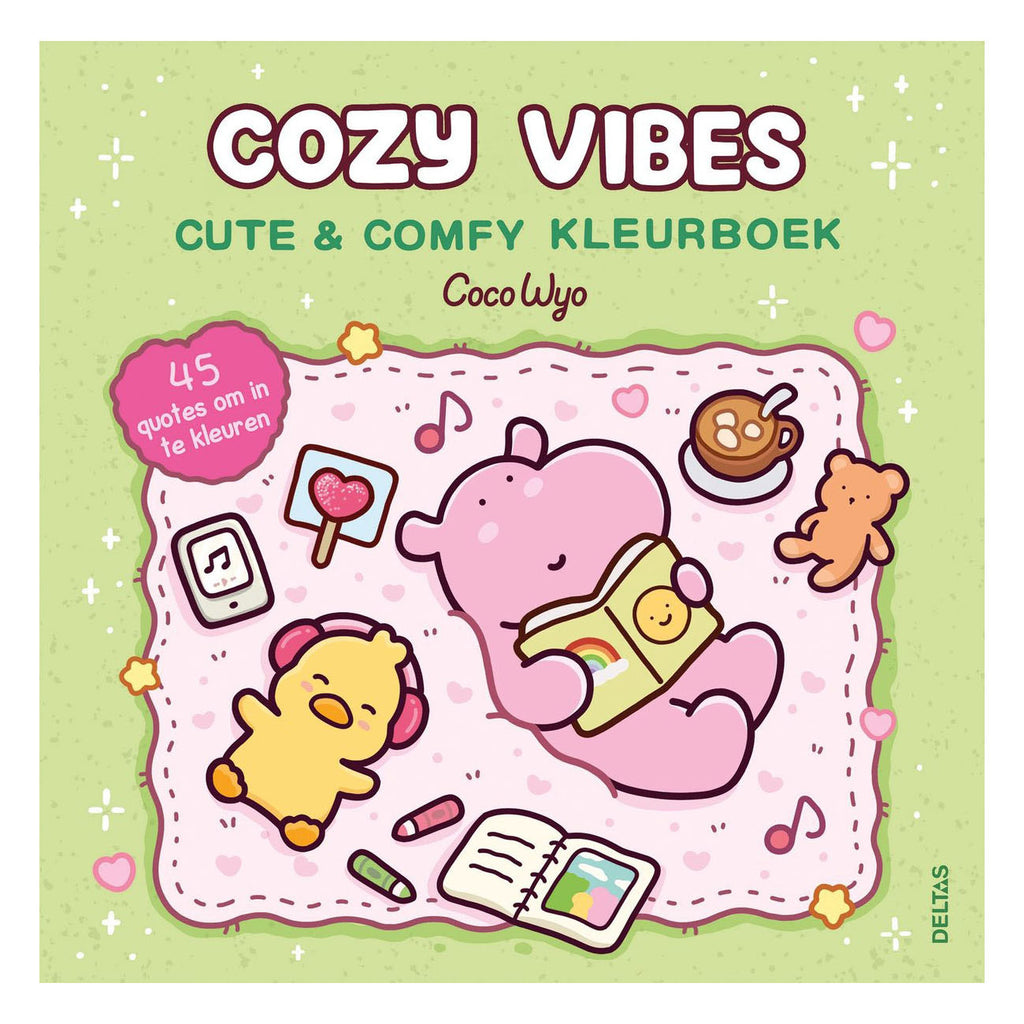 Deltas - Deltas Cozy vibes cute & comfy kleurboek coco wyo