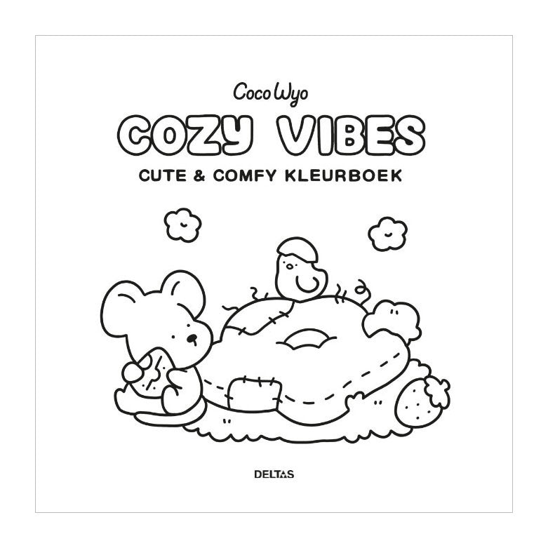 Deltas - Deltas Cozy vibes cute & comfy kleurboek coco wyo