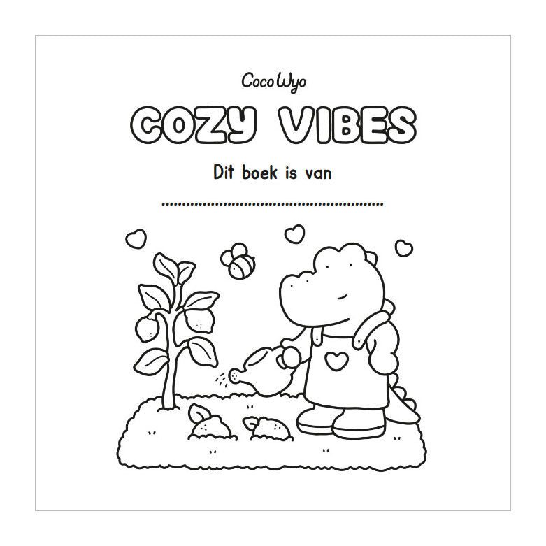 Deltas - Deltas Cozy vibes cute & comfy kleurboek coco wyo