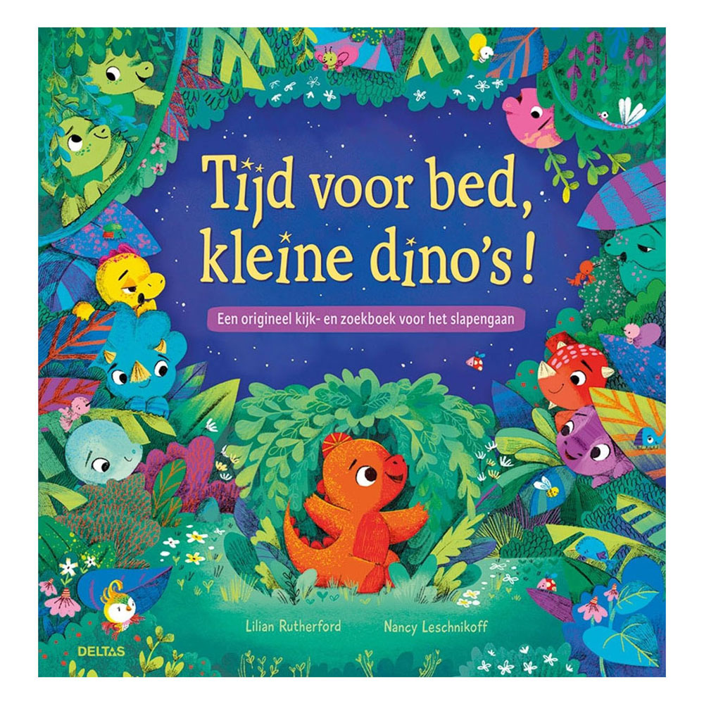 Deltas - Deltas Tijd voor bed kleine dino's! kijk- en zoekboek