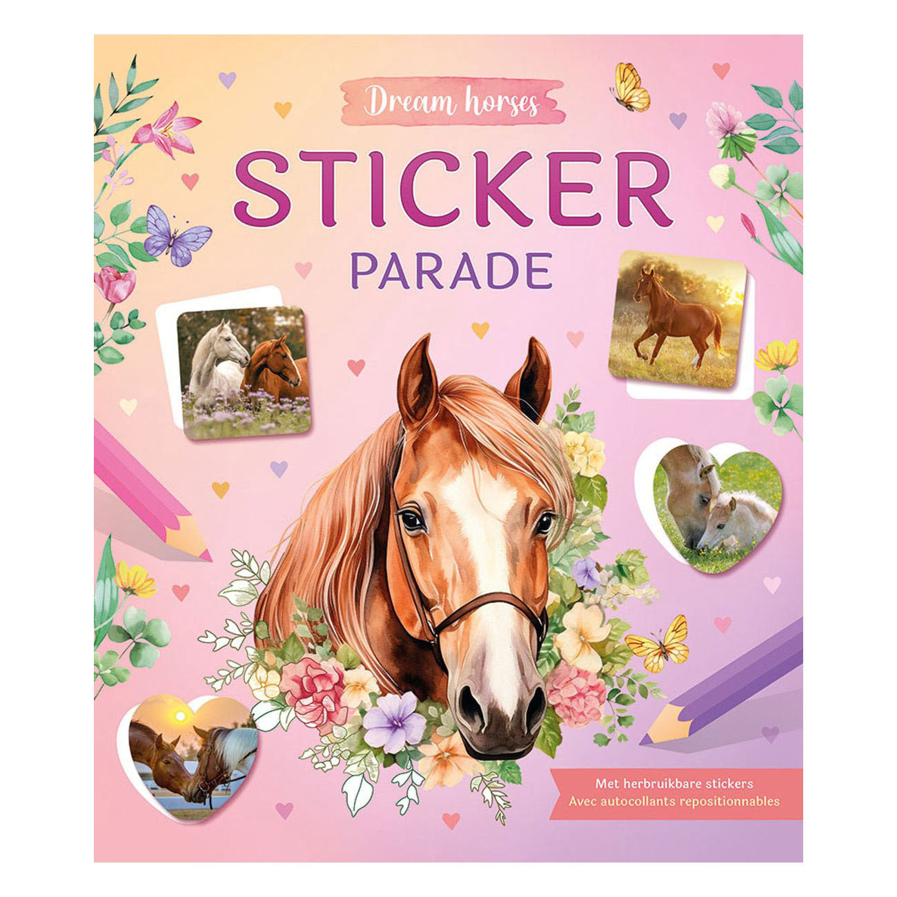 Deltas - Deltas Dream horses sticker parade - kleurboek