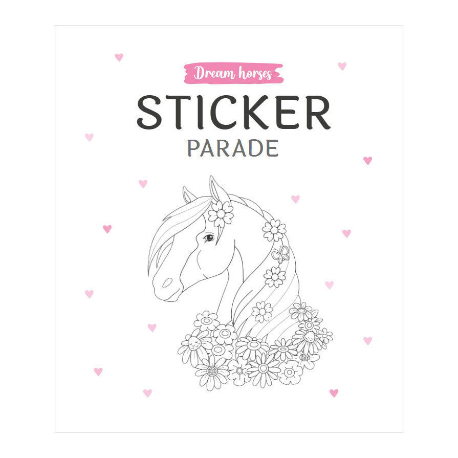 Deltas - Deltas Dream horses sticker parade - kleurboek
