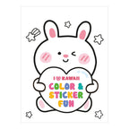 Deltas - Deltas Kawaii color and sticker fun kleurboek
