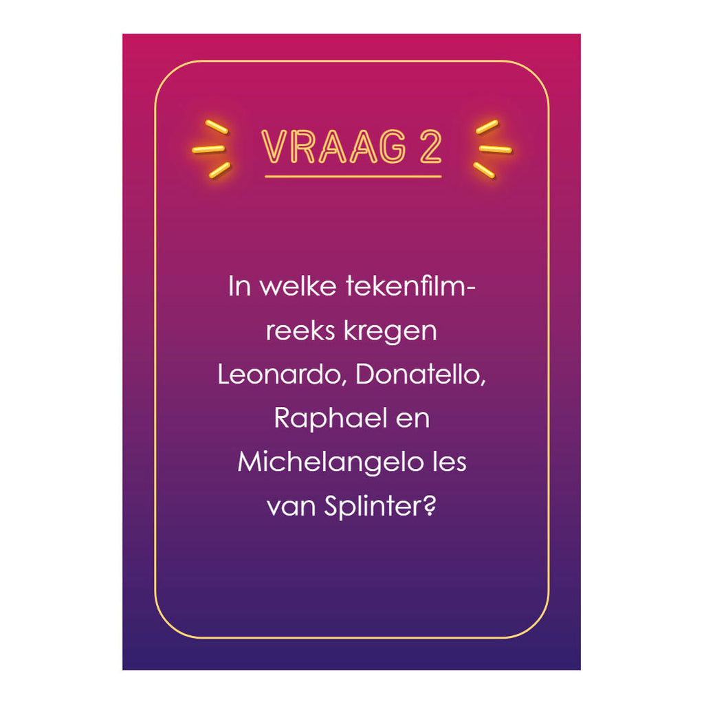 Deltas - Deltas Hoera 40 jaar! quiz