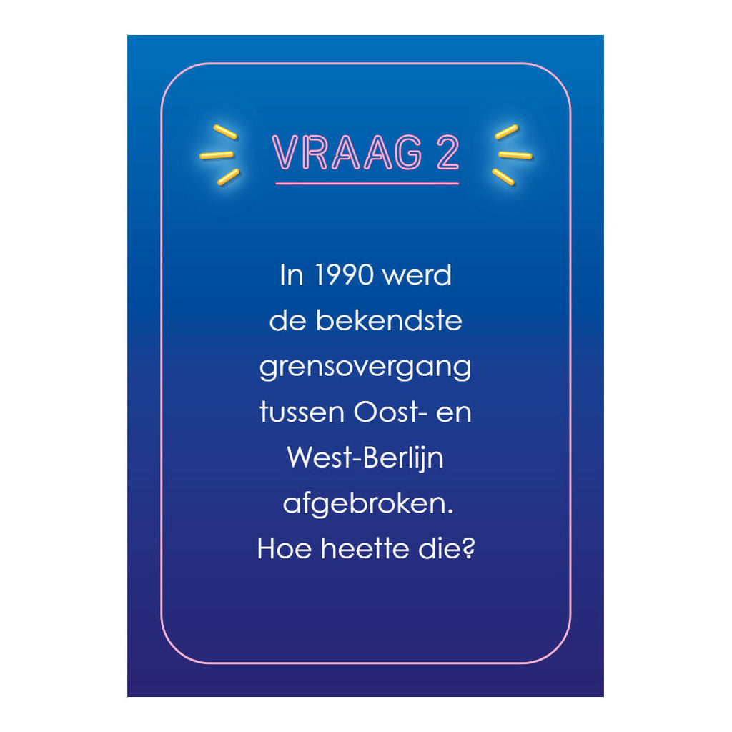 Deltas - Deltas Hoera 50 jaar! quiz
