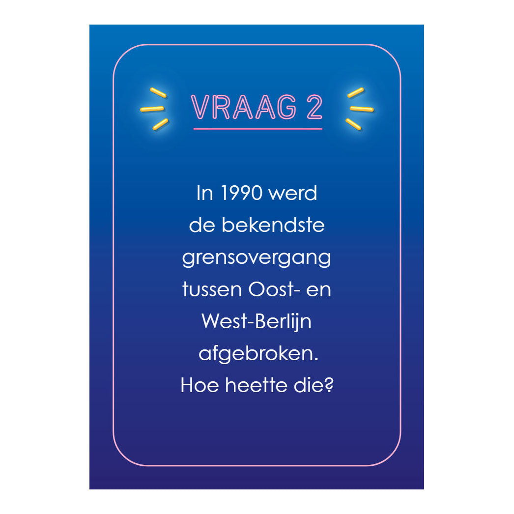 Deltas - Deltas Hoera 50 jaar! quiz
