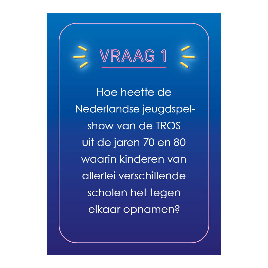 Deltas - Deltas Hoera 60 jaar! quiz