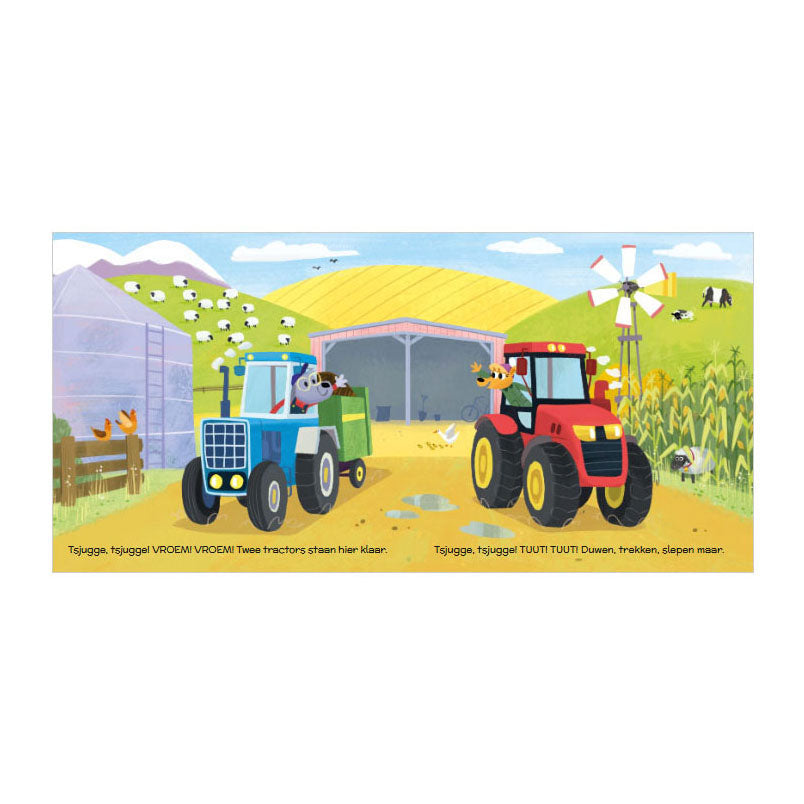 Deltas - Deltas Vroem vroem - aan het werk! een boek vol stoere tractors