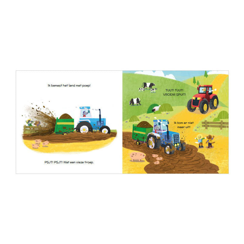 Deltas - Deltas Vroem vroem - aan het werk! een boek vol stoere tractors