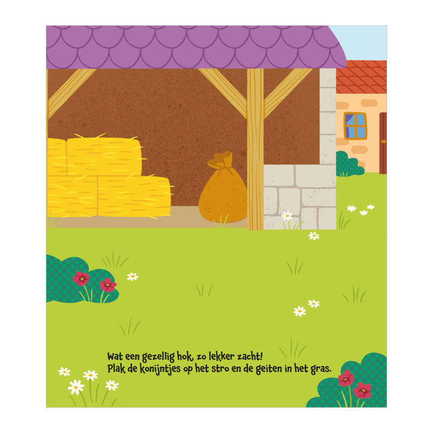 Deltas - Deltas Mijn eerste stickerboek kleine handjes - op de boerderij