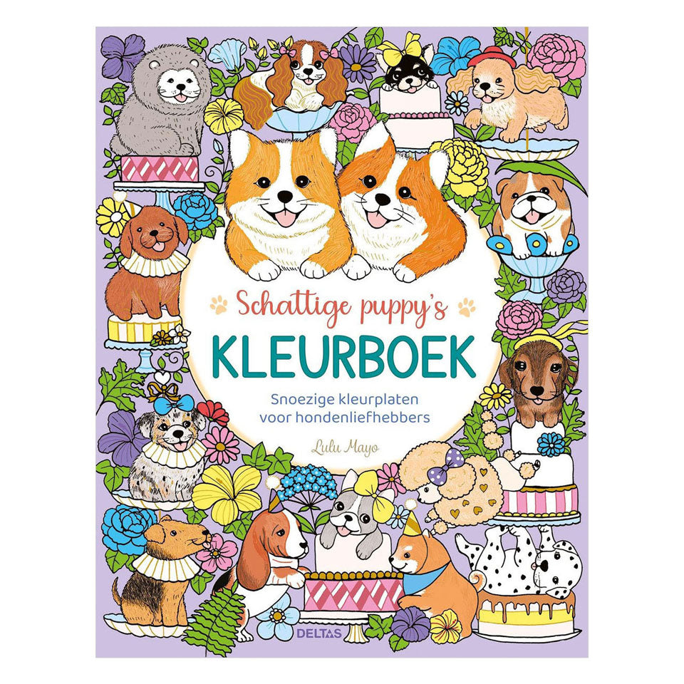 Deltas - Deltas Schattige puppy's kleurboek