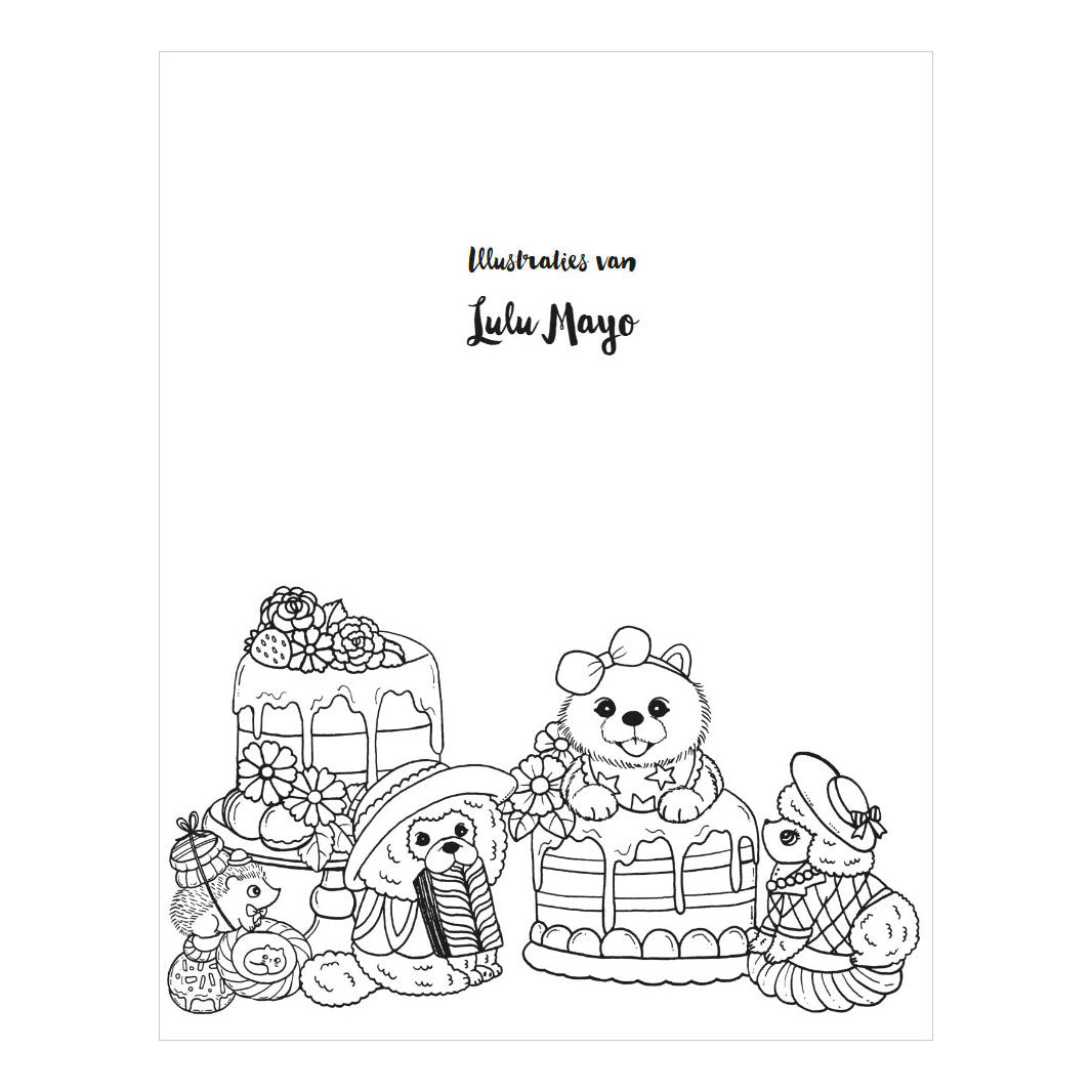 Deltas - Deltas Schattige puppy's kleurboek