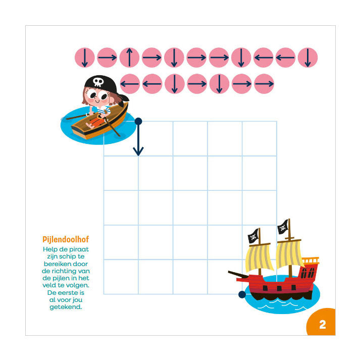 Deltas - Deltas Oefen je brein! leerrijke spelletjes - 5-6 jaar