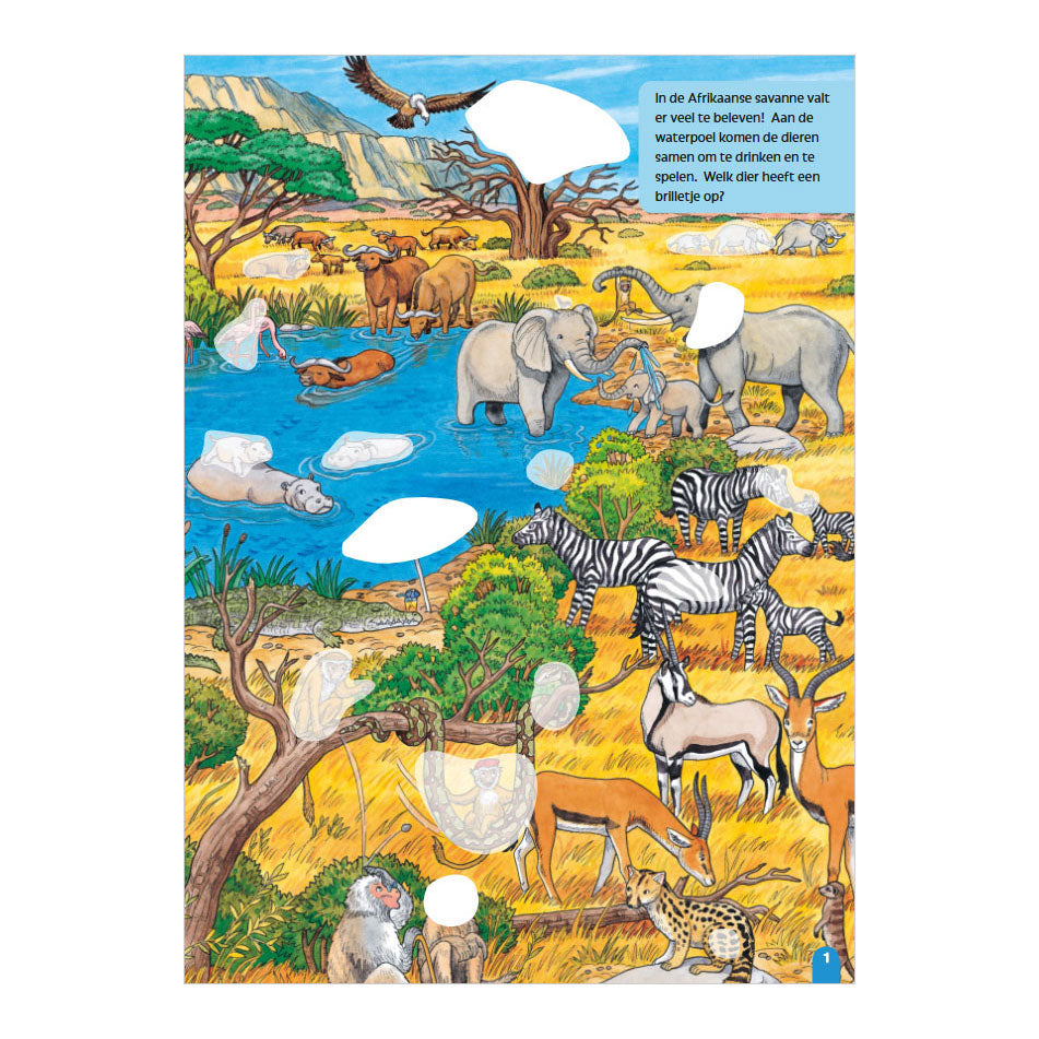 Deltas - Deltas Mijn leuke zoekboek met stickers - dieren