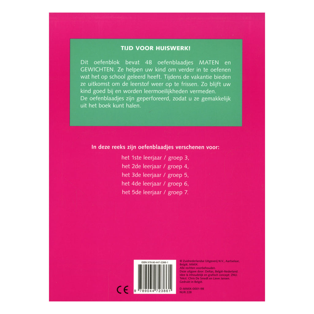 Deltas oefenblaadjes maten en gewichten (10-11j)