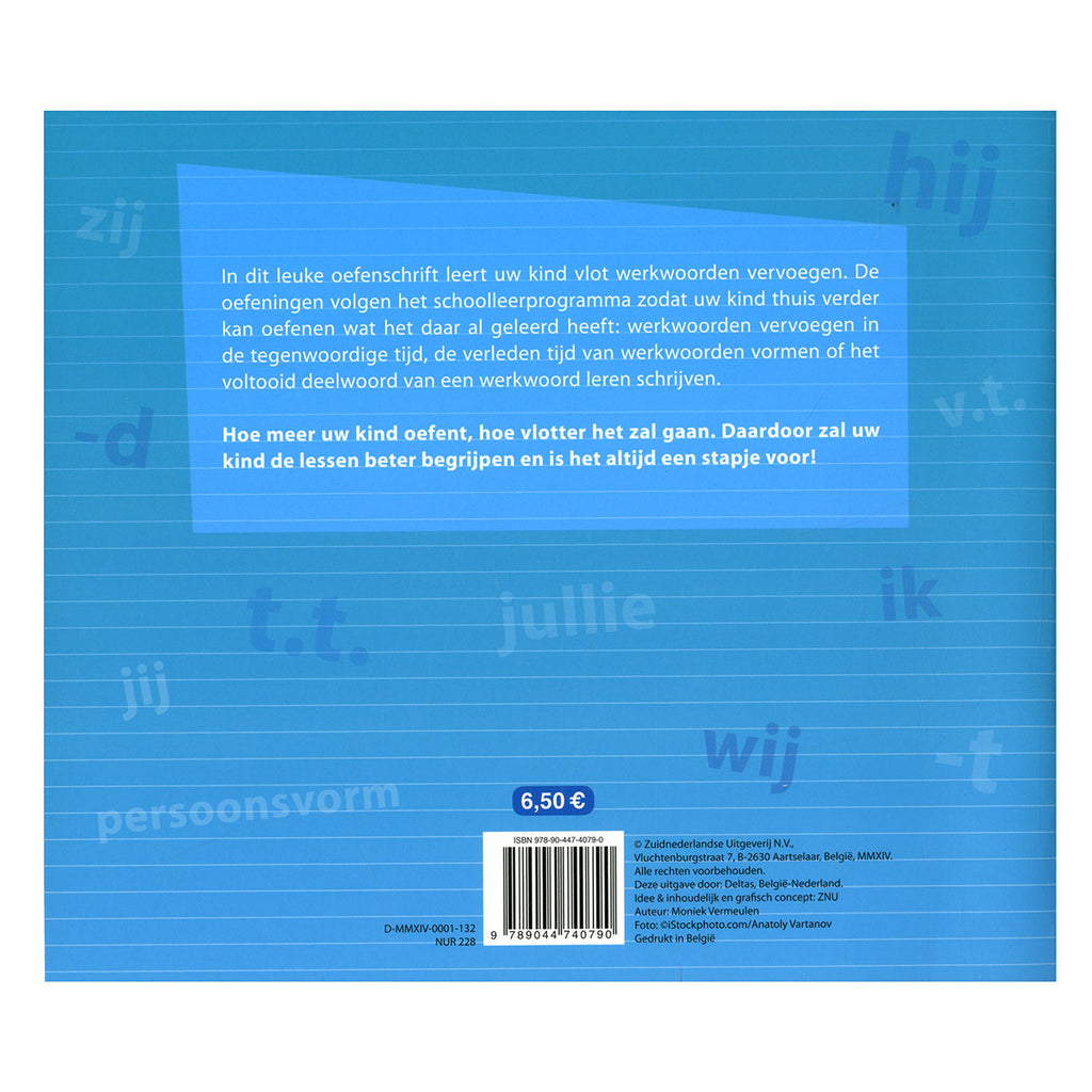 Deltas - Deltas Mijn oefenschrift werkwoorden - groep 7