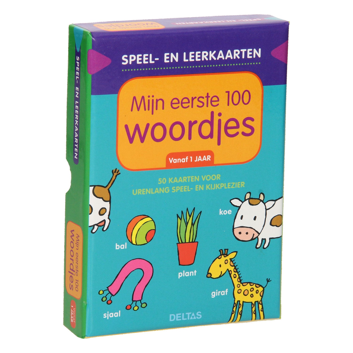 Deltas - Deltas Speel- en leerkaarten - mijn eerste 100 woordjes