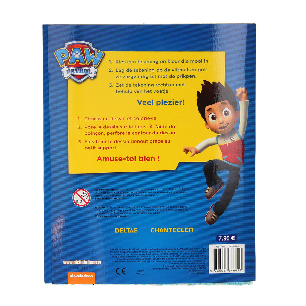 Paw patrol - kleurboek - prikboek
