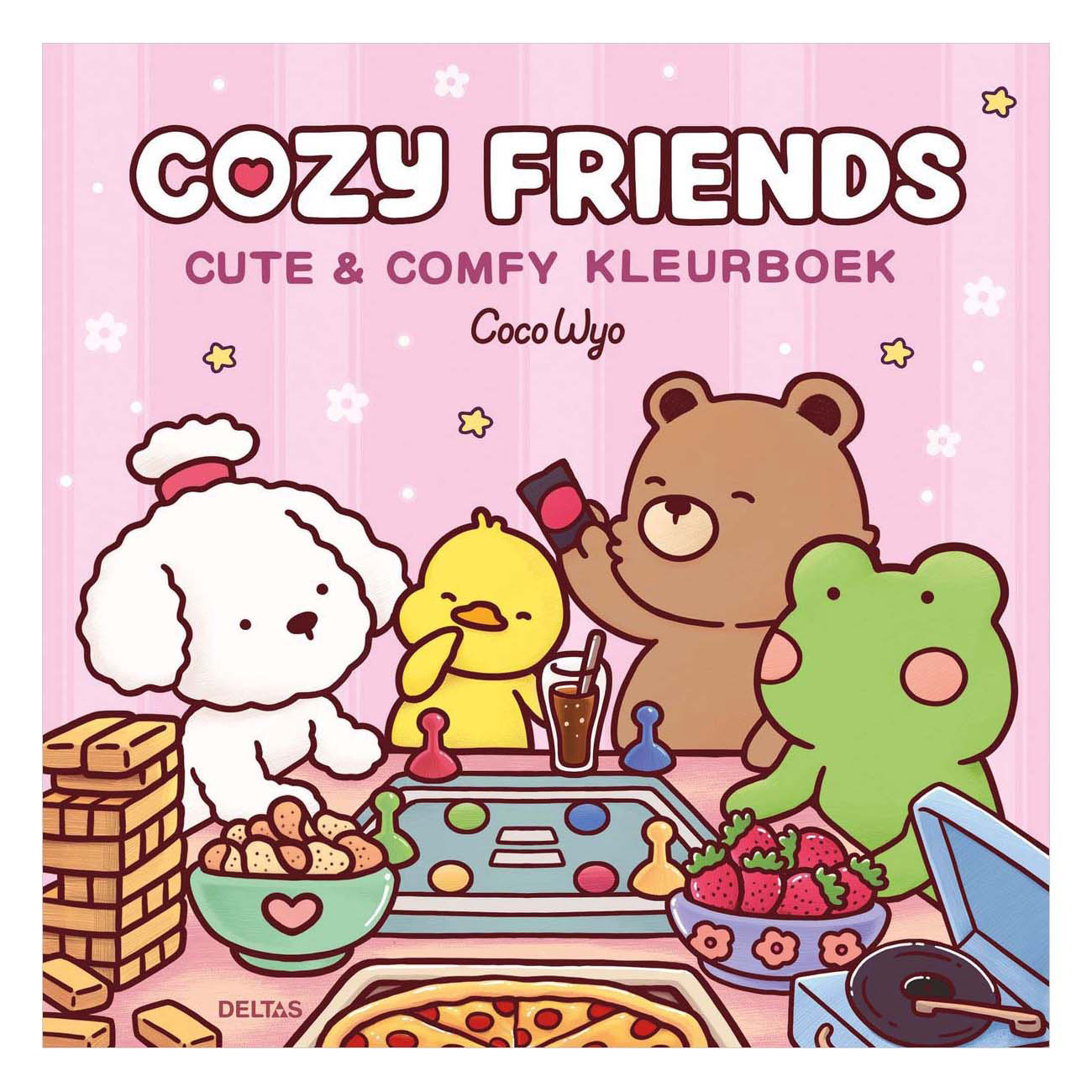 Deltas - Deltas Cozy friends cute & comfy kleurboek coco wyo