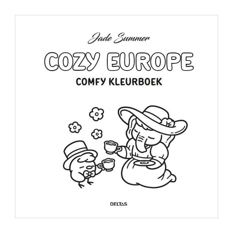 Deltas - Deltas Cozy europe - comfy kleurboek jade summer