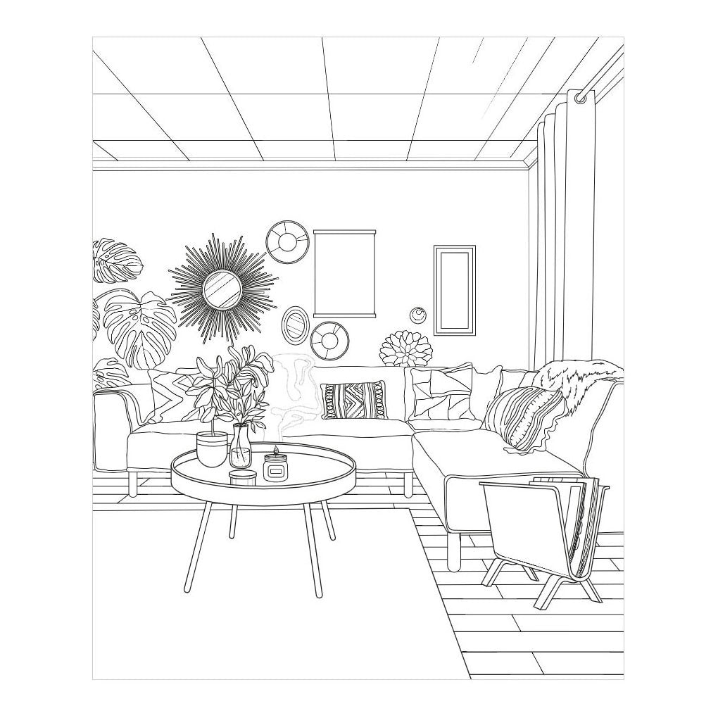 Deltas - Deltas Home sweet home - kleuren voor volwassenen