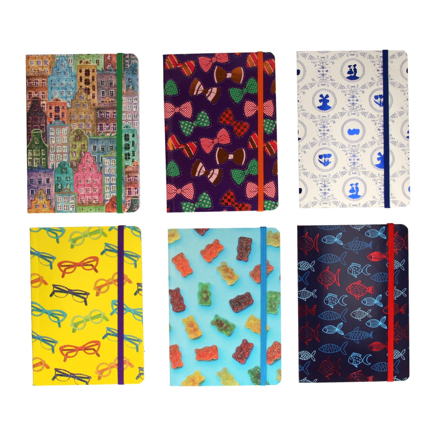 Wins Holland - Wins Holland Notitieboekjes 6 designs - set van 24 stuks