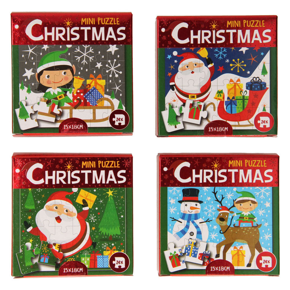 Wins Holland - Wins Holland Mini puzzel kerst 24 stuks