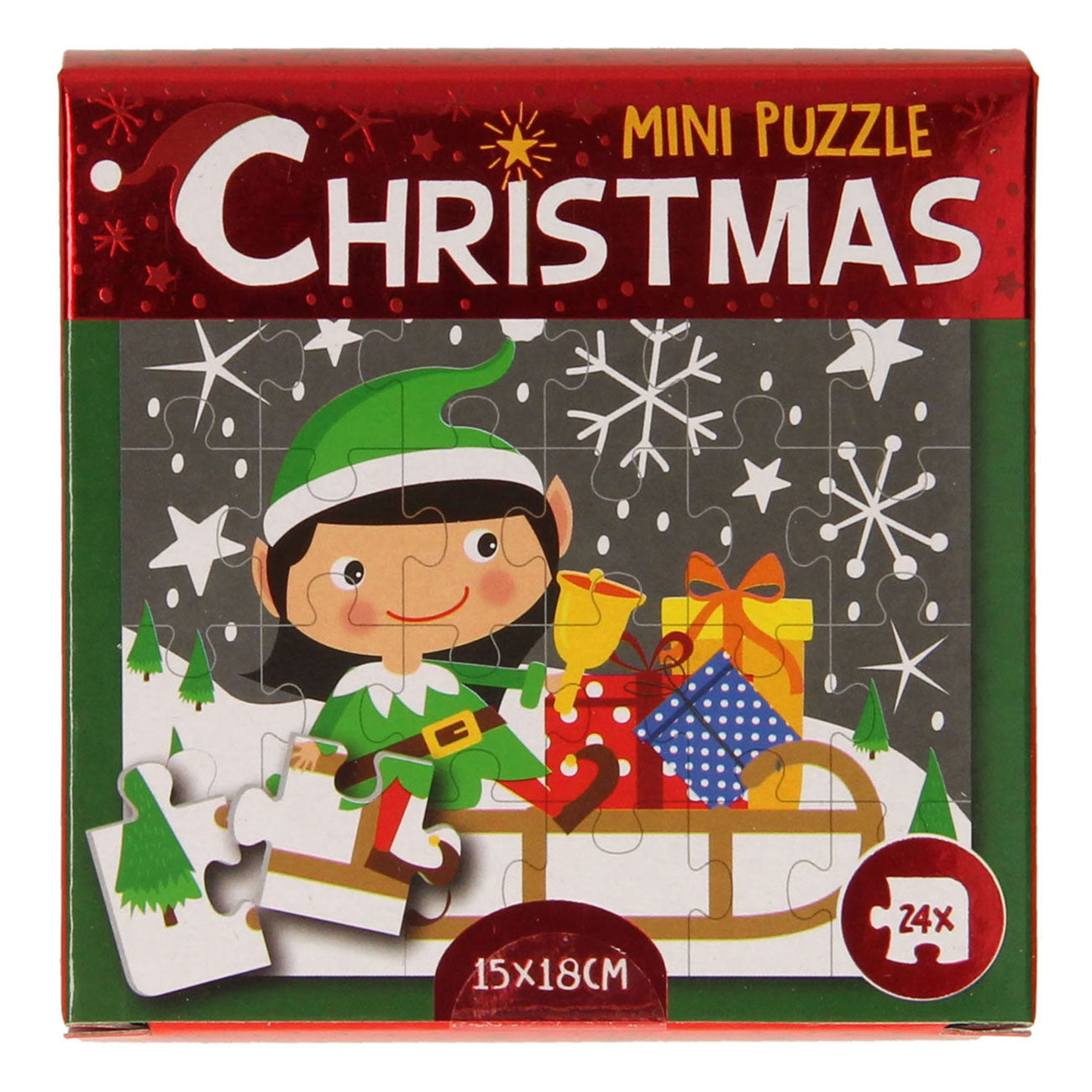 Wins Holland - Wins Holland Mini puzzel kerst 24 stuks