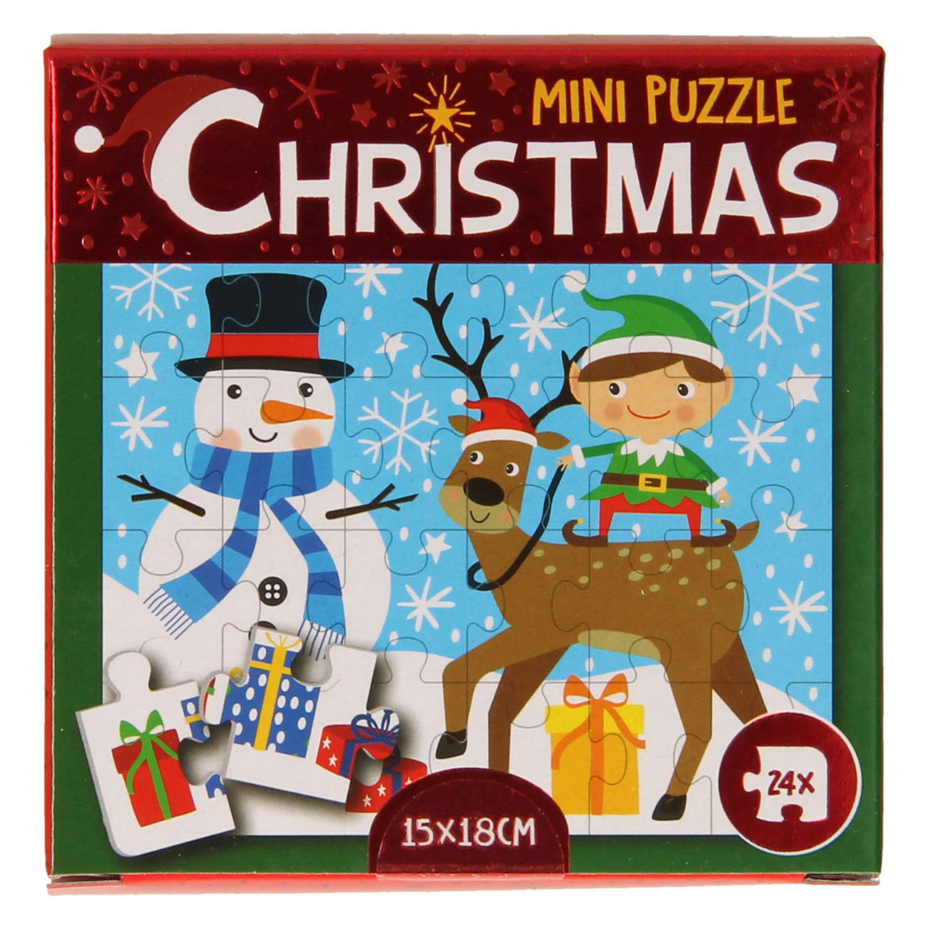 Wins Holland - Wins Holland Mini puzzel kerst 24 stuks