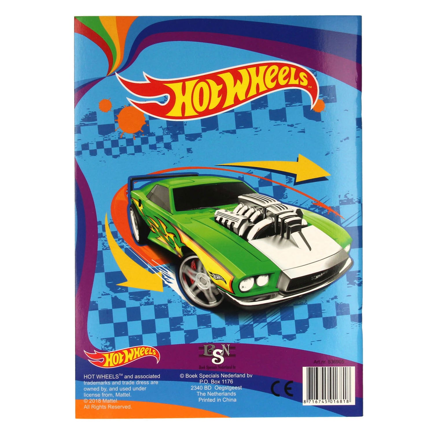 Hot Wheels - colorio kleurboek