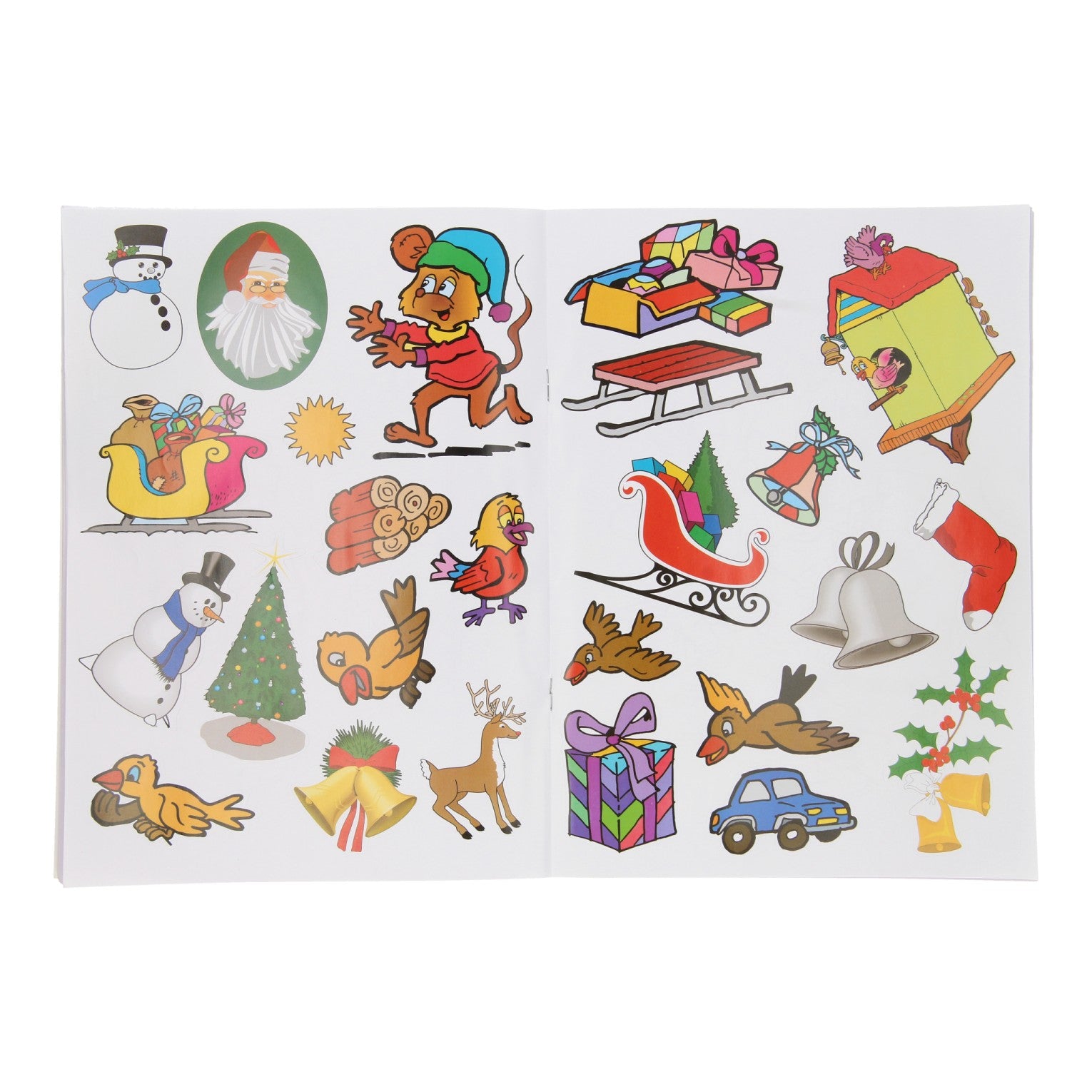 Boek specials nederland bv kerst: sticker-en kleurboek 32 pag
