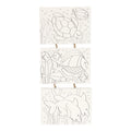 Wins holland canvas schilderset onderwaterwereld, set van 3 stuks