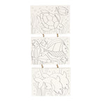 Wins holland canvas schilderset onderwaterwereld, set van 3 stuks