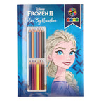 Boek specials nederland bv kleuren op nummer - frozen
