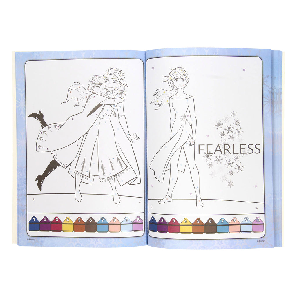 Boek Specials Nederland- Boek Specials NederlandKleuren op nummer - frozen