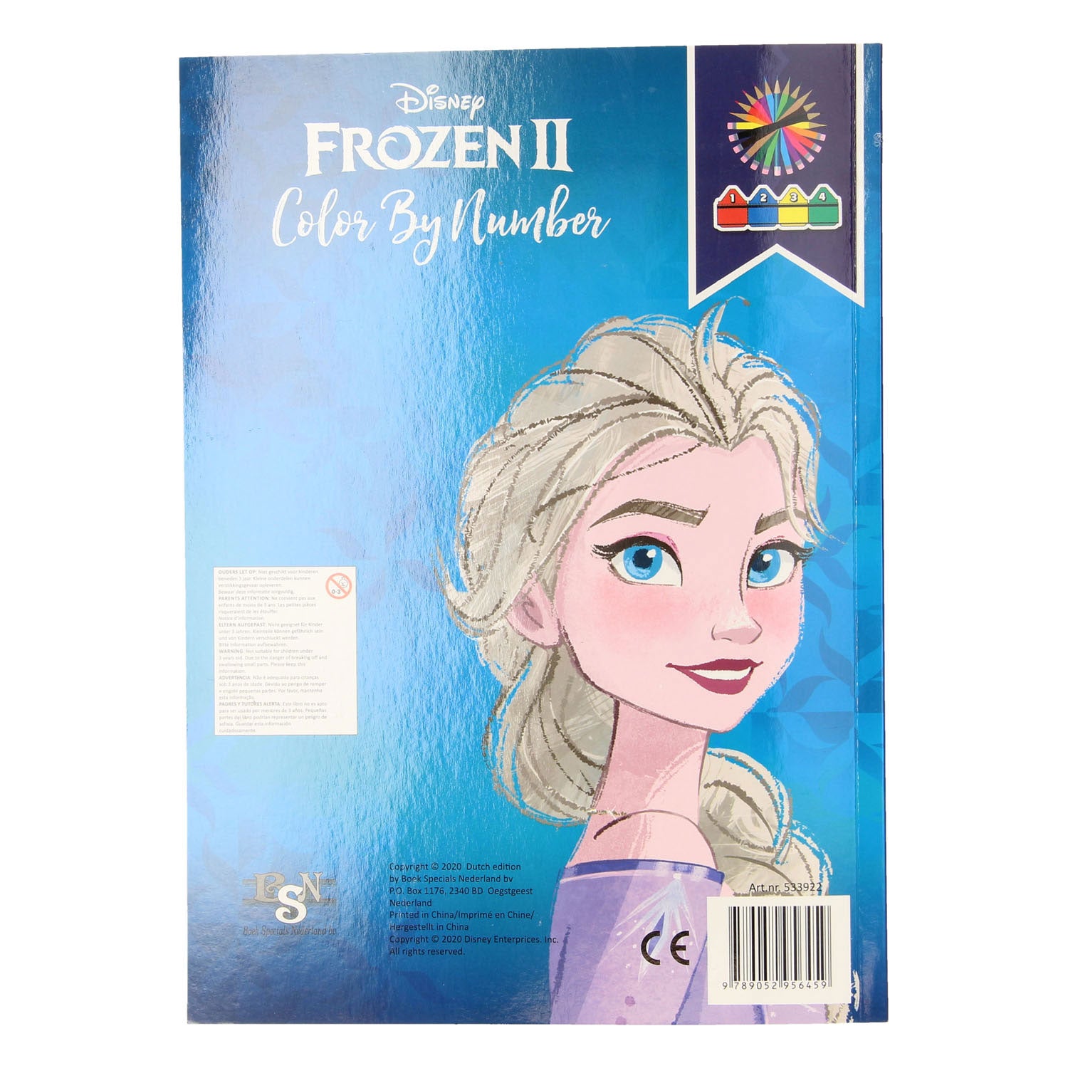Boek Specials Nederland- Boek Specials NederlandKleuren op nummer - frozen