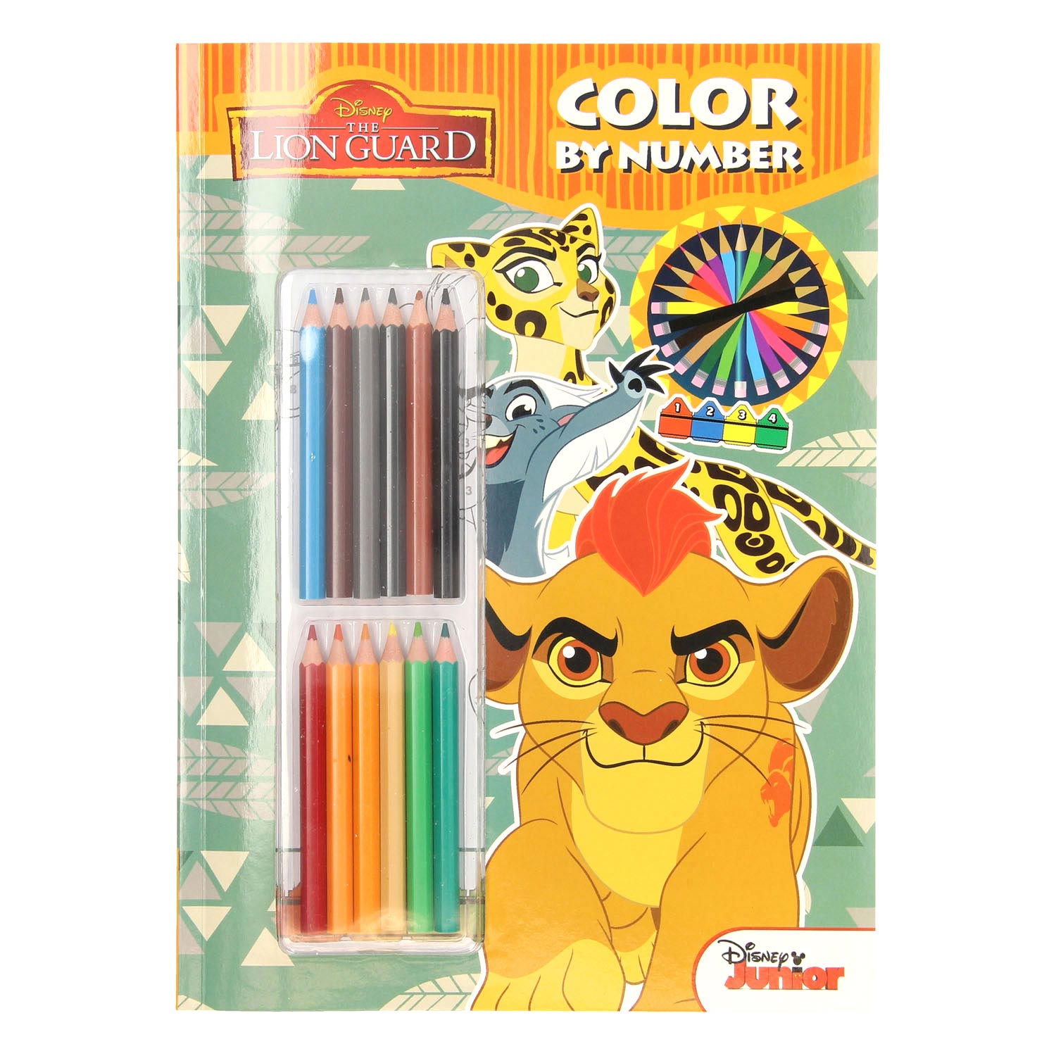 Boek specials nederland bv kleuren op nummer - lion king