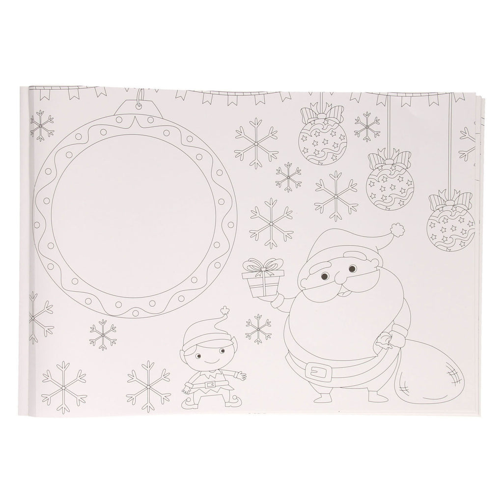Wins holland kleurboek placemat kerst, 12st.