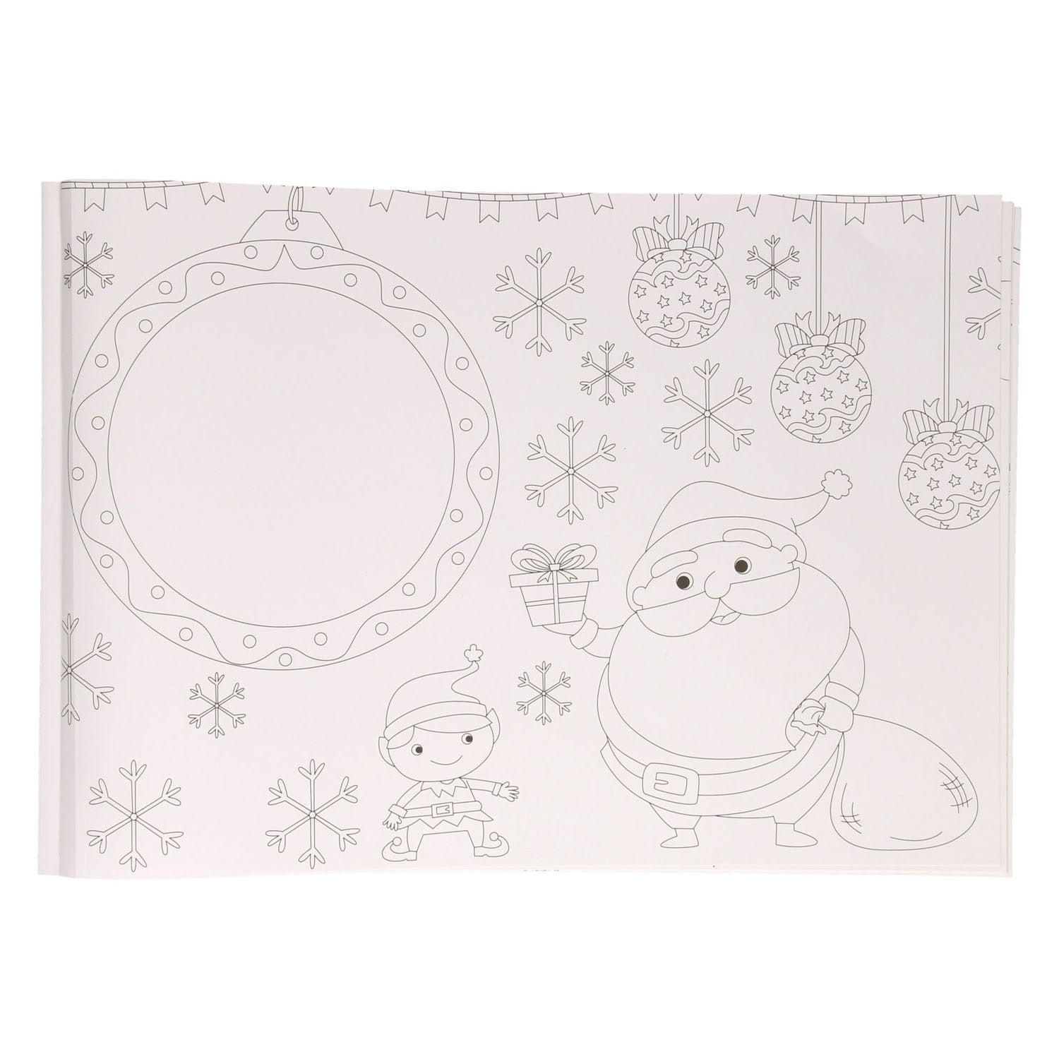 Wins holland kleurboek placemat kerst, 12st.