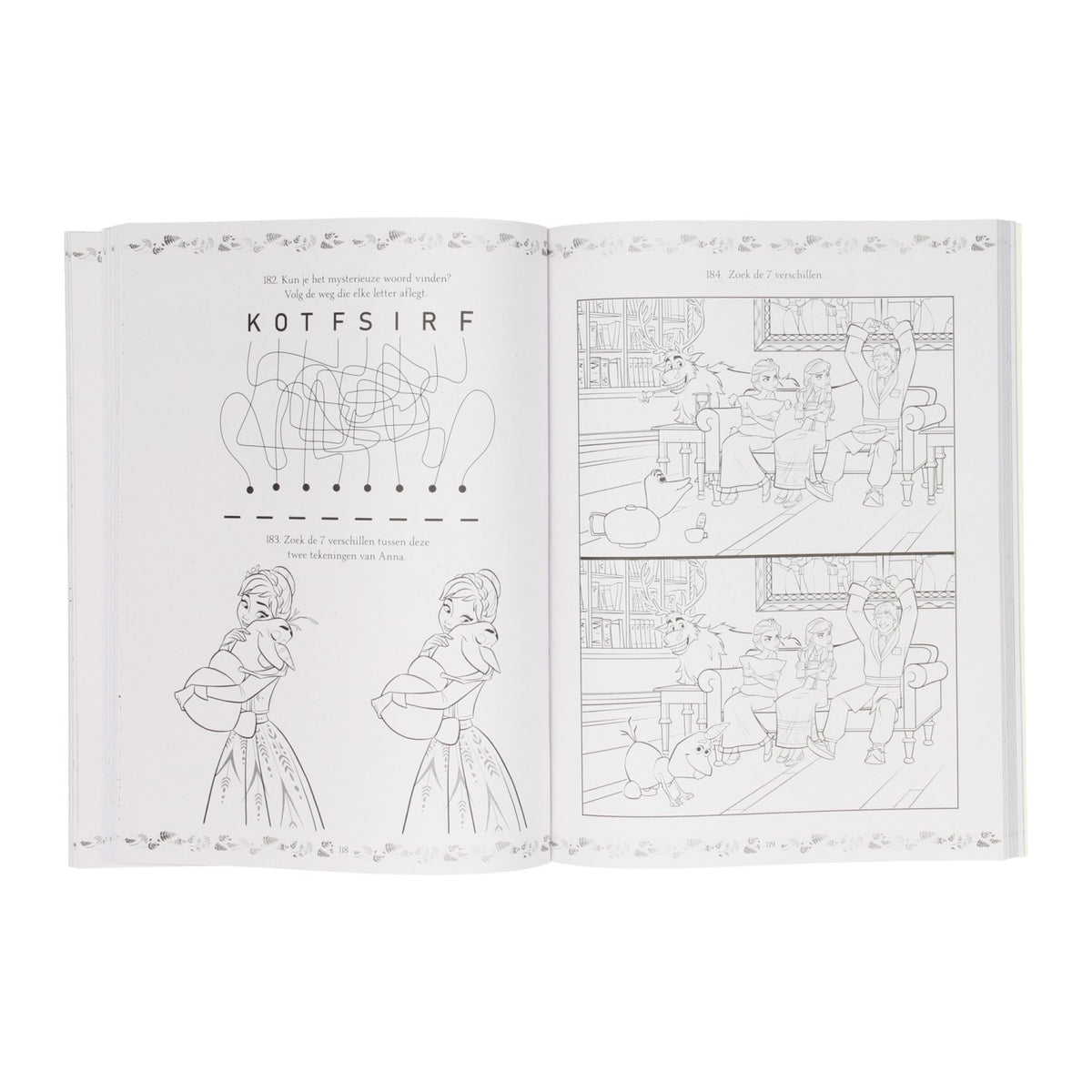 Disney Frozen - Frozen kleur en spelletjesboek - 365 activiteiten - voor vakantie - a4 formaat