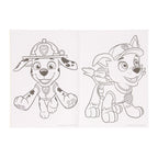 Paw patrol kleuren op nummer + stickers