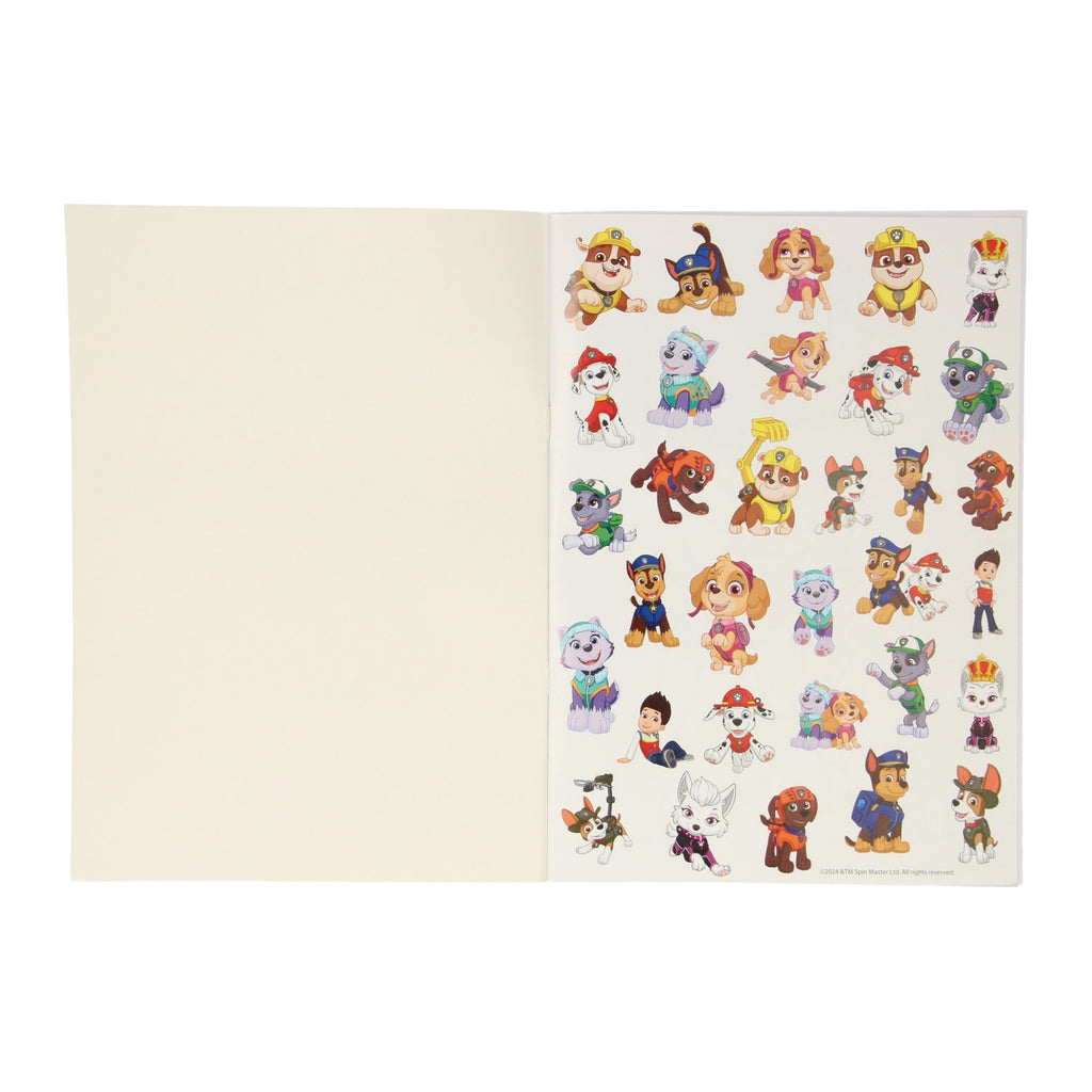 Verbind de punten kleurboek paw patrol